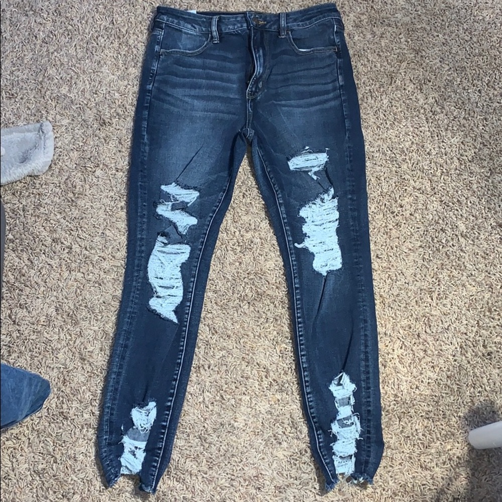 American Eagle Ripped Super Stretch Jeans